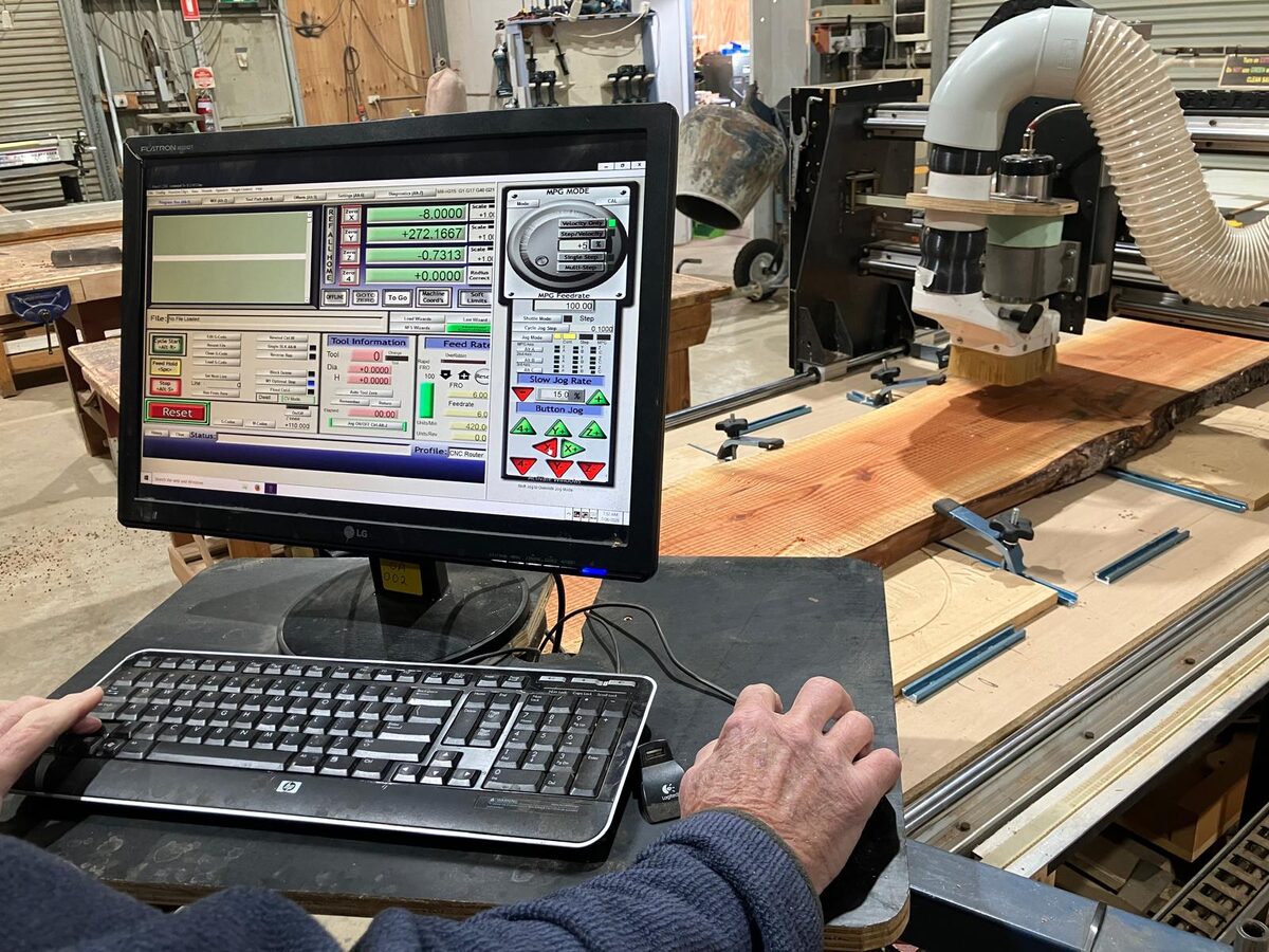 The cnc router at the Bright United Men's Shed