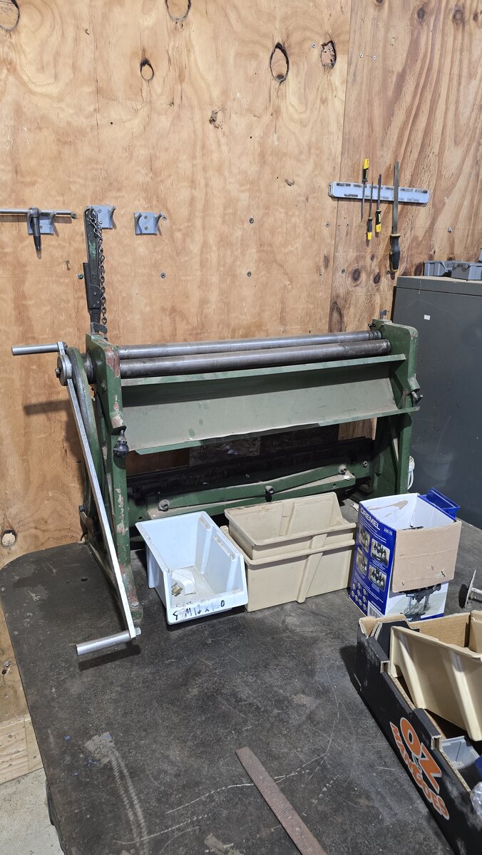 The planer (jointer) at the Bright United Men's Shed